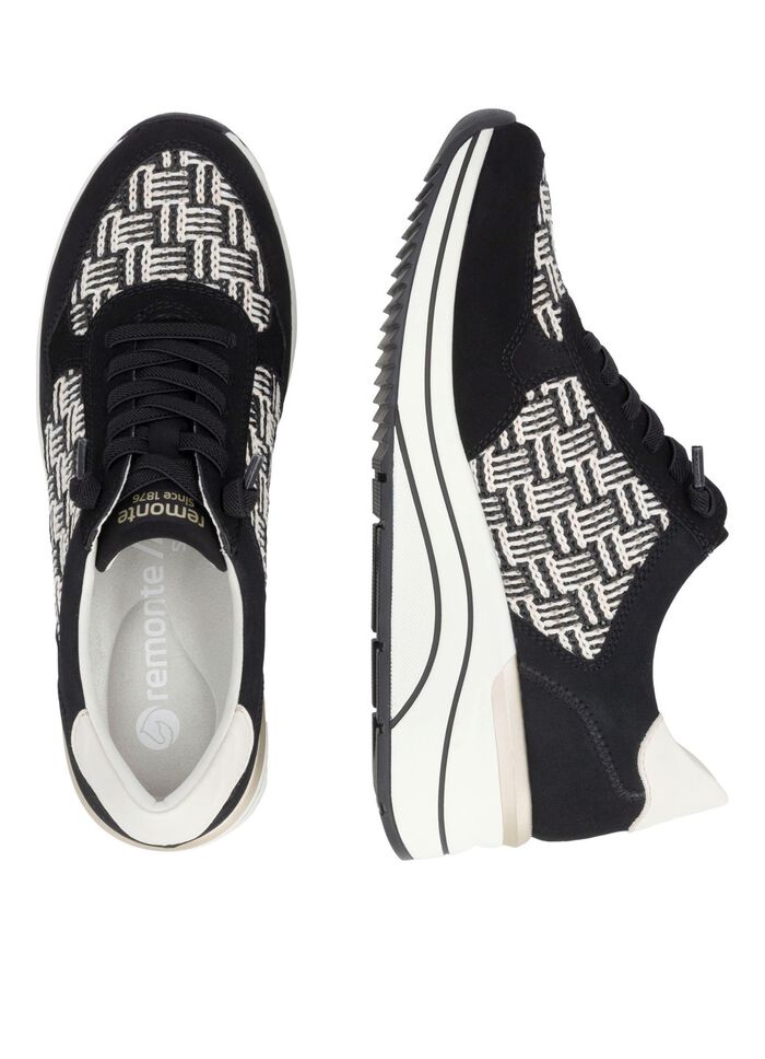 Remonte, sportieve damessneakers, breedte H, met uitneembaar voetbed 